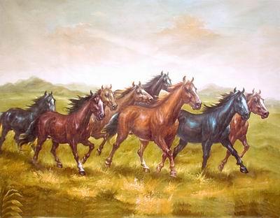 unknow artist Horses 017 oil painting image